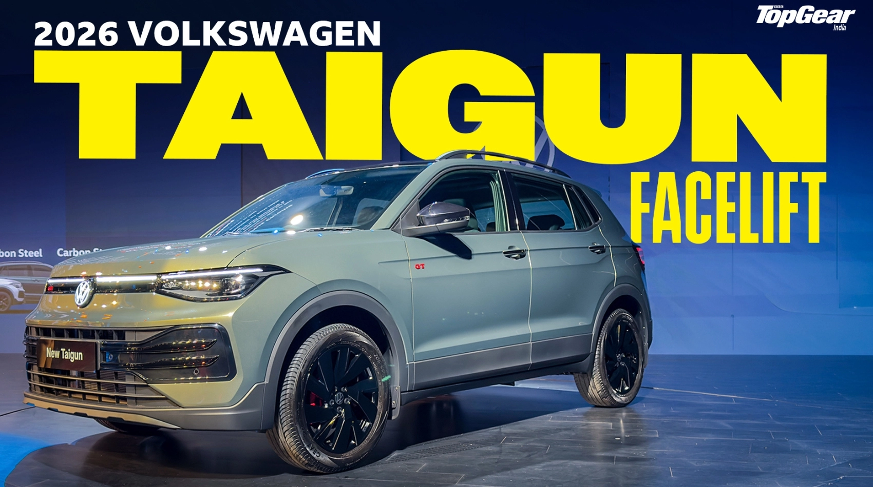 Volkswagen Taigun facelift unveiled: new features, 8-speed AT added